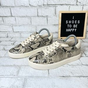 🐍Sam Edelman Snake Print Sneakers US8/Euro 38